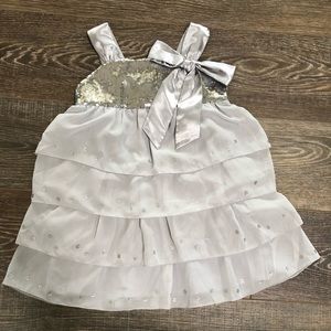 American girl ruffled dress
